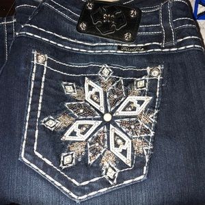 Miss me jeans size 34 Mid rise bootcut